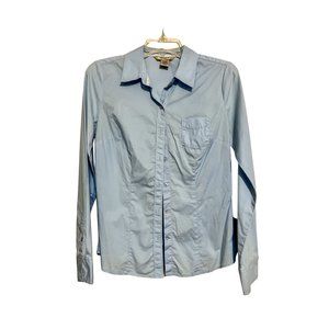 button up shirt / blue / long sleeve